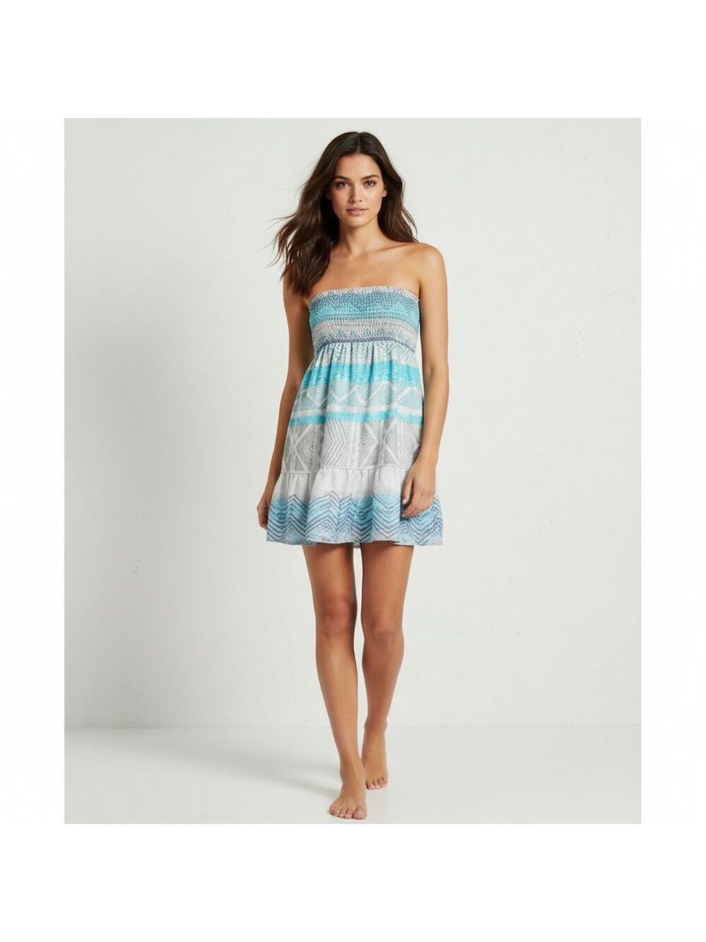 American Eagle Smocked Tube Top Mini Dress Small